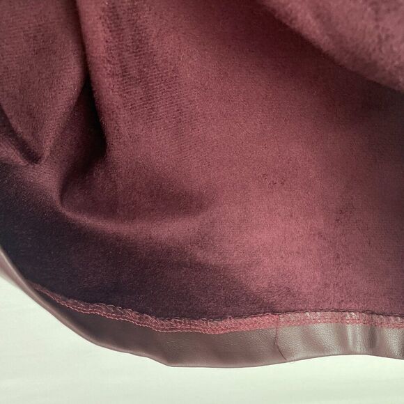 Bishop + Young Anthropologie Hayden Vegan Leather Mini Dress Scarlett S - Picture 5 of 9